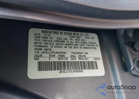 2018 Nissan Rogue Sport Sv z USA, uszkodzony, nr VIN JN1BJ1CP5JW183093